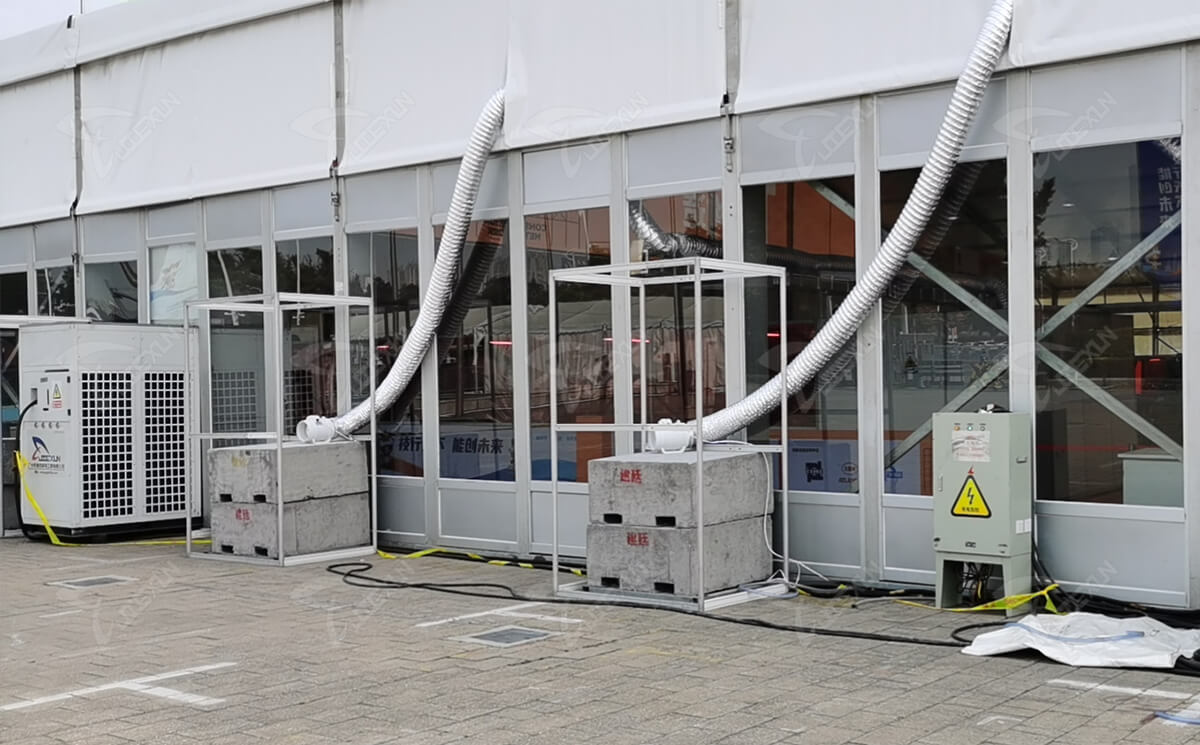 展覽帳篷出租展會篷房定制空調(diào)租賃