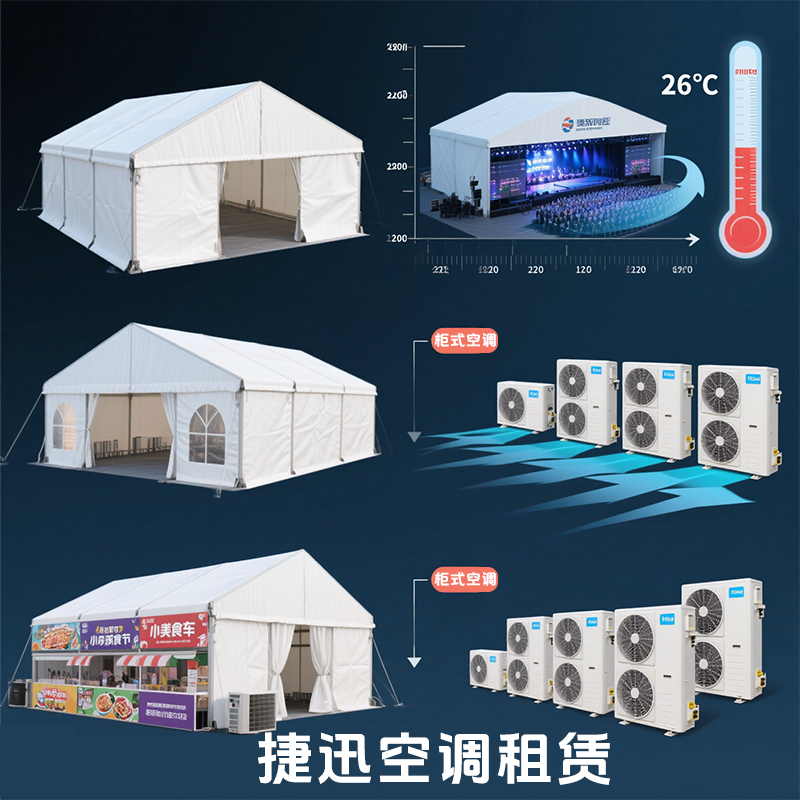 篷房展會空調(diào)租賃有哪些需要注意哪些問題